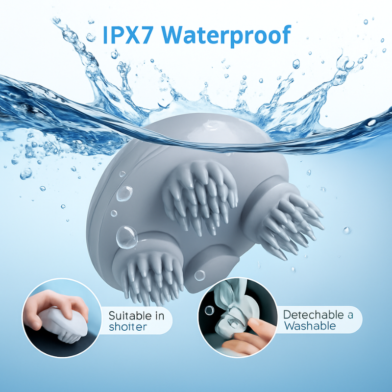 Deep Scalp Massager Head Cleaning Massager