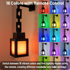 16-Color Pixelated Lantern Night Light