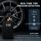 Portable Digital Display Air Pump for Car Motorcycle Boat Tyre Balls