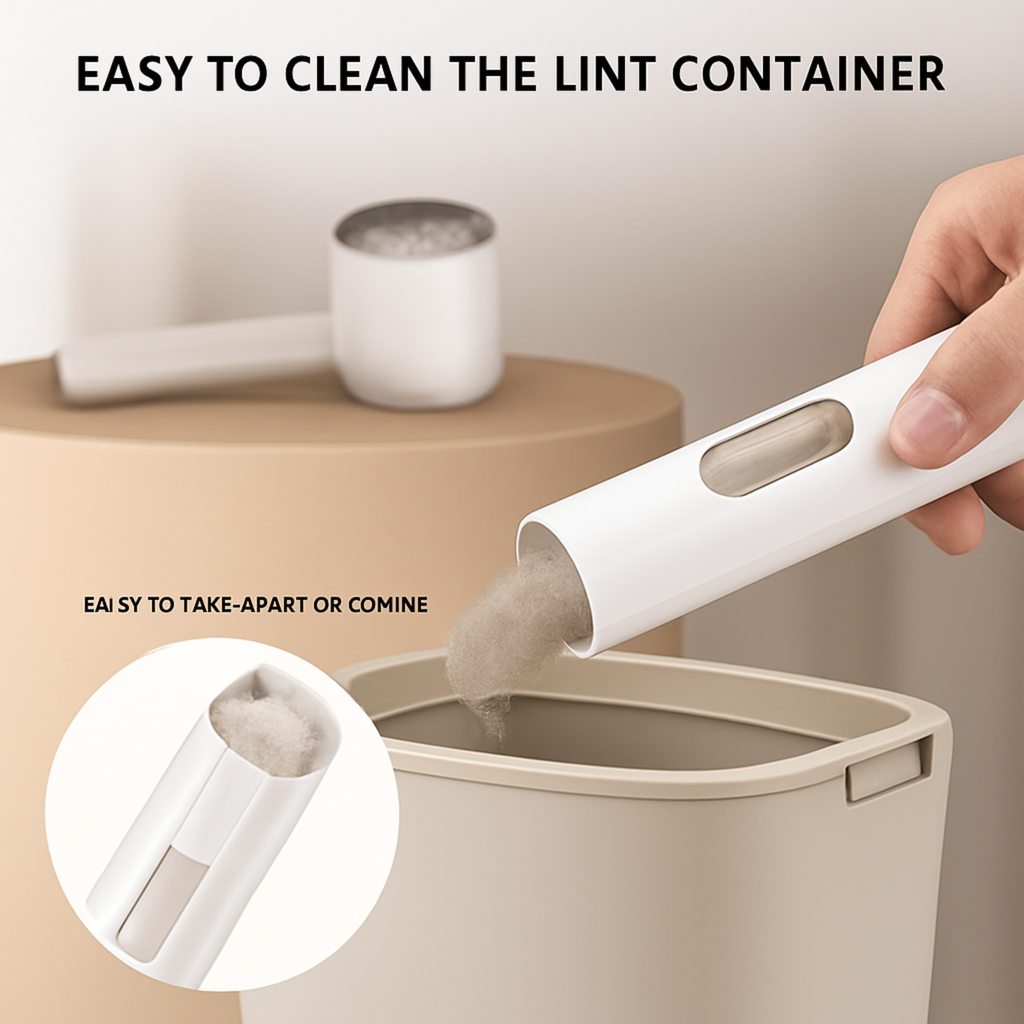 Rechargeable Portable LED Display Lint Remover