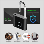Keyless USB Charging Fingerprint Lock Waterproof 0.2sec Unlock